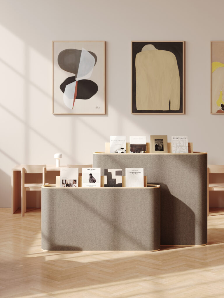 En rumsavdelare som förenar och skapar lugn